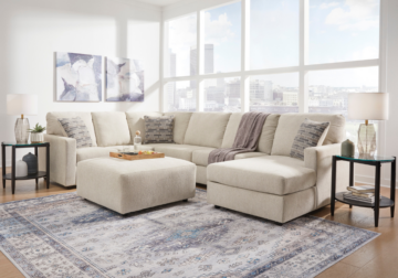 Alternative view of Edenfield Linen 3-Piece RAF Chaise Sectional