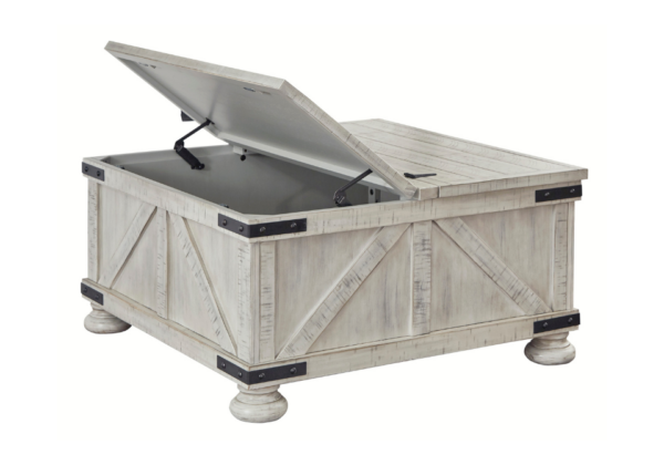 Carynhurst Coffee Table with Storage - Image 4