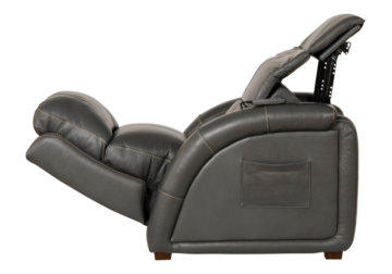 Alternative view of Reliever Gunmetal Zero Gravity Recliner