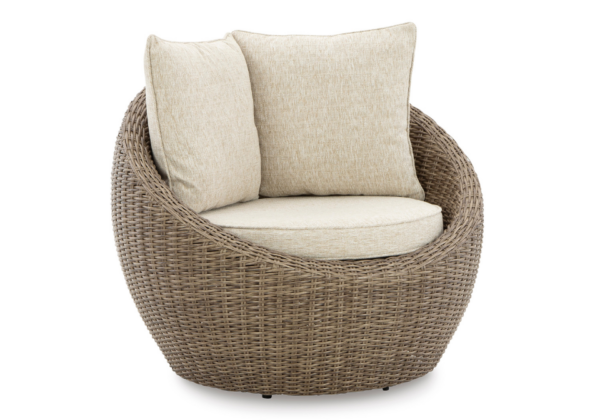 Danson Outdoor Swivel Lounge Chair Set - Image 4