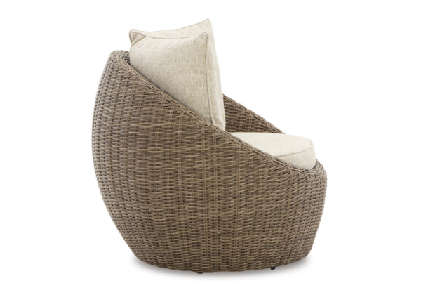 Danson Outdoor Swivel Lounge Chair Set - Image 5