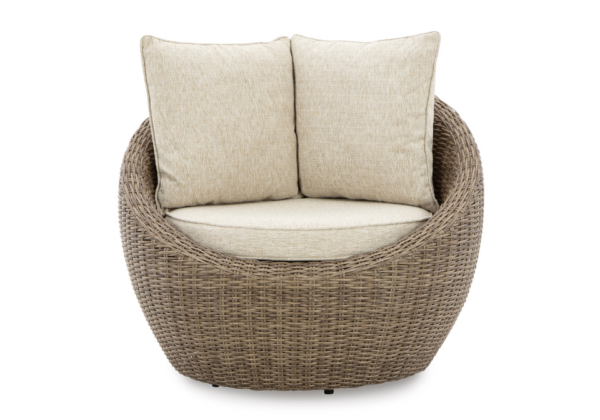 Danson Outdoor Swivel Lounge Chair Set - Image 3