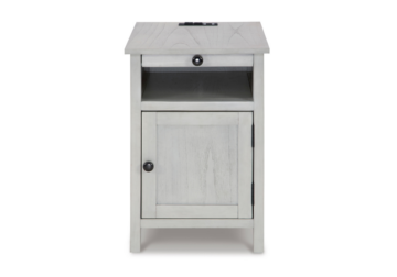 Alternative view of Treytown Antique White Chairside End Table