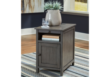 Treytown Gray Chairside End Table