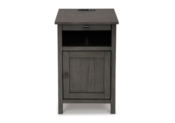 Treytown Gray Chairside End Table - Image 2