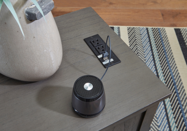 Treytown Gray Chairside End Table - Image 4
