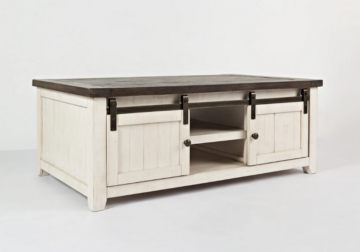 Alternative view of Madison County Barn Door Cocktail Table