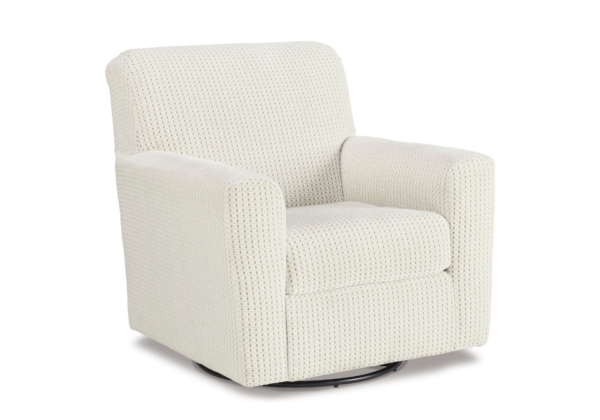 Herstow Swivel Glider Accent Chair - Image 2