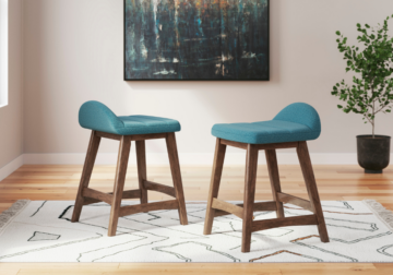 Lyncott Blue Stool