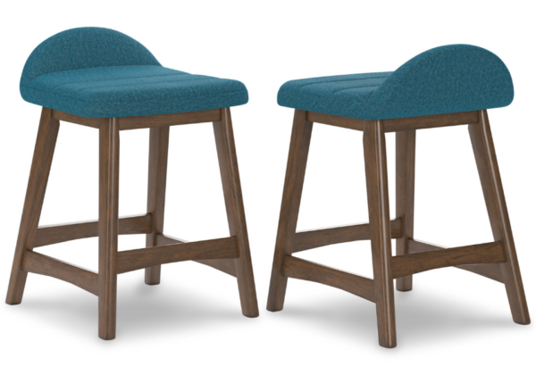 Lyncott Blue Stool - Image 3