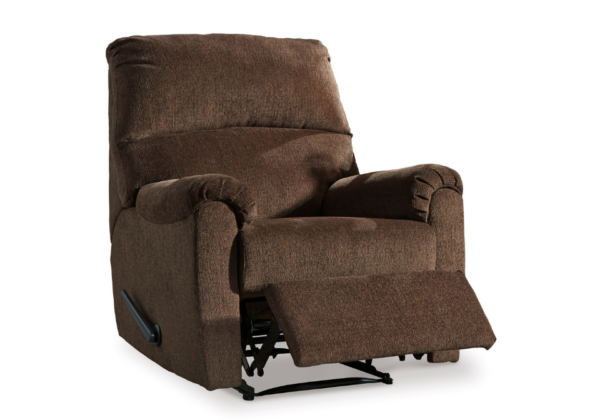 Nerviano Chocolate Recliner - Image 3