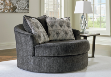 Biddeford Oversized Swivel Accent Chair