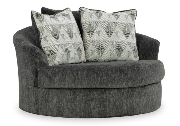 Biddeford Oversized Swivel Accent Chair - Image 2