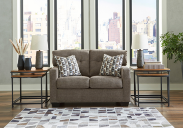 Mahoney Chocolate Loveseat