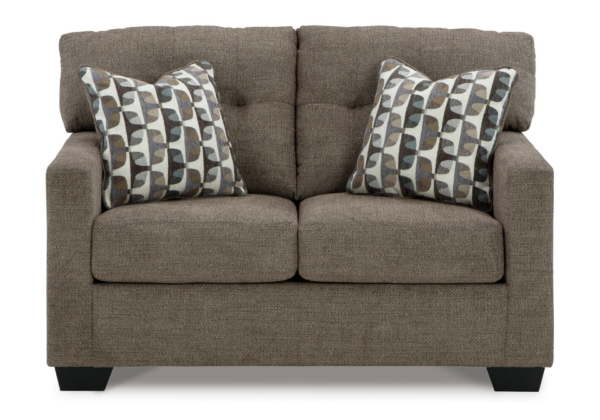 Mahoney Chocolate Loveseat - Image 3