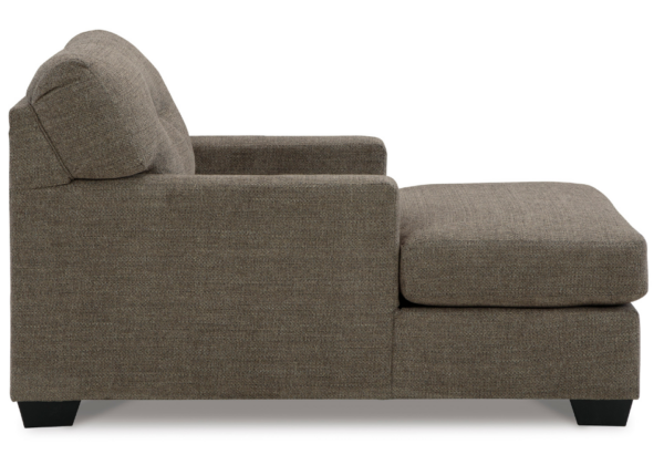 Mahoney Chocolate Chaise - Image 4