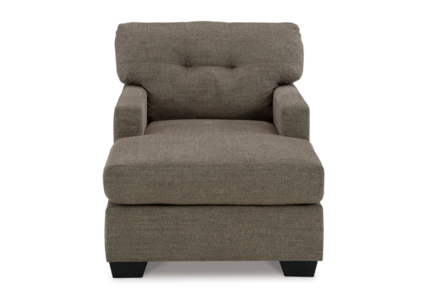 Mahoney Chocolate Chaise - Image 3