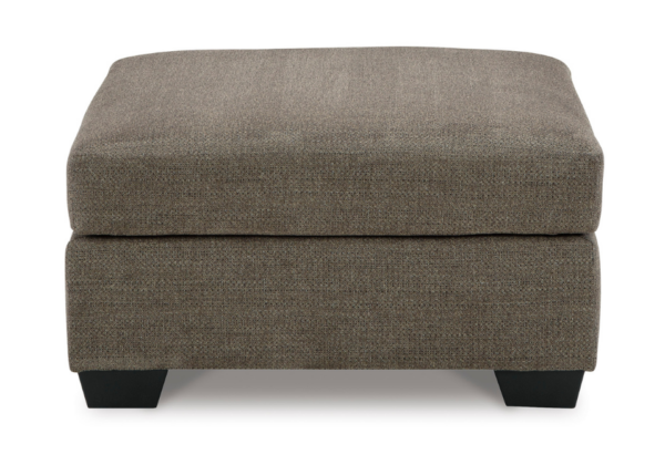 Mahoney Chocolate Ottoman - Image 3