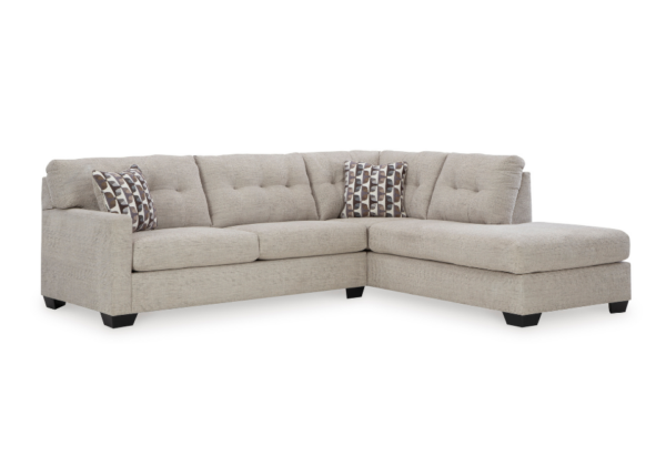 Mahoney Pebble 2-Piece RAF Chaise Sectional - Image 3