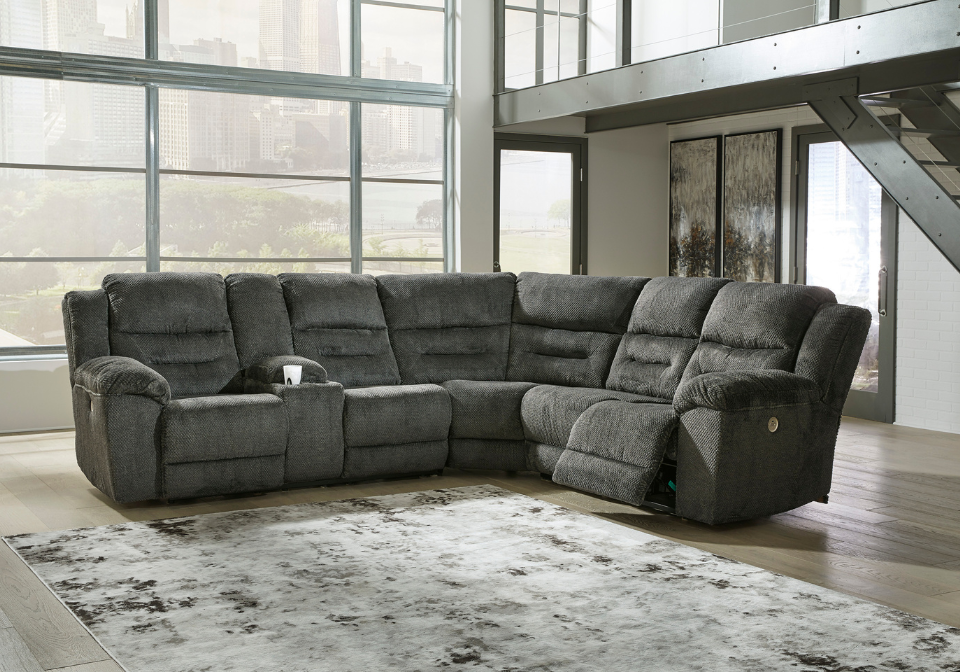 Nettington 3-Piece Power Reclining Sectional