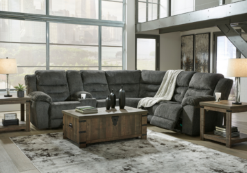 Alternative view of Nettington 3-Piece Power Reclining Sectional