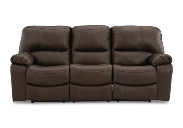 Leesworth Brown Power Reclining Sofa - Image 4