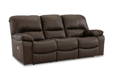 Alternative view of Leesworth Brown Power Reclining Sofa