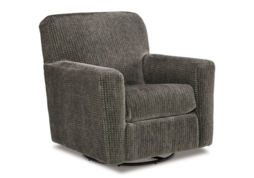 Alternative view of Herstow Charcoal Swivel Glider Accent Chair