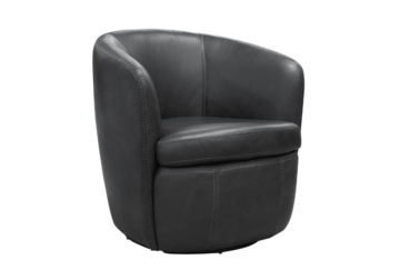 Derby Gray Swivel Club Chair
