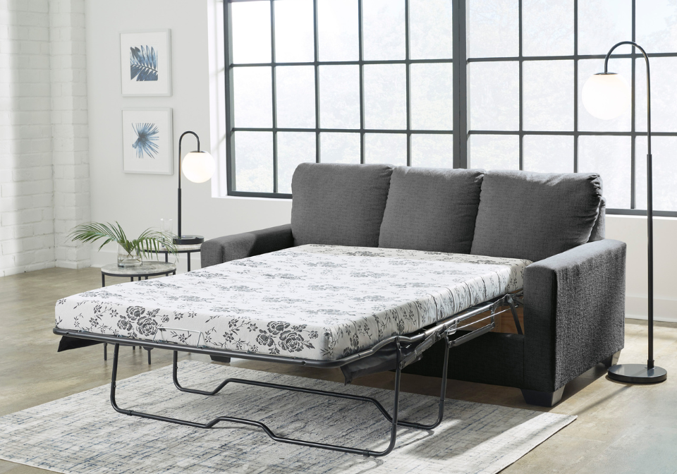 Rannis Pewter Full Sleeper Sofa