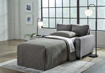 Rannis Pewter Twin Sleeper Sofa
