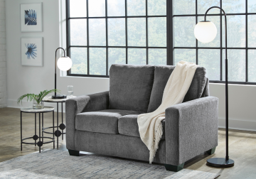 Alternative view of Rannis Pewter Twin Sleeper Sofa