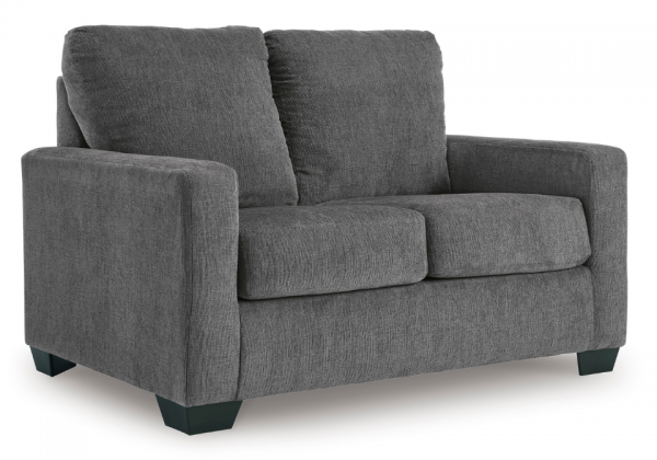 Rannis Pewter Twin Sleeper Sofa - Image 3