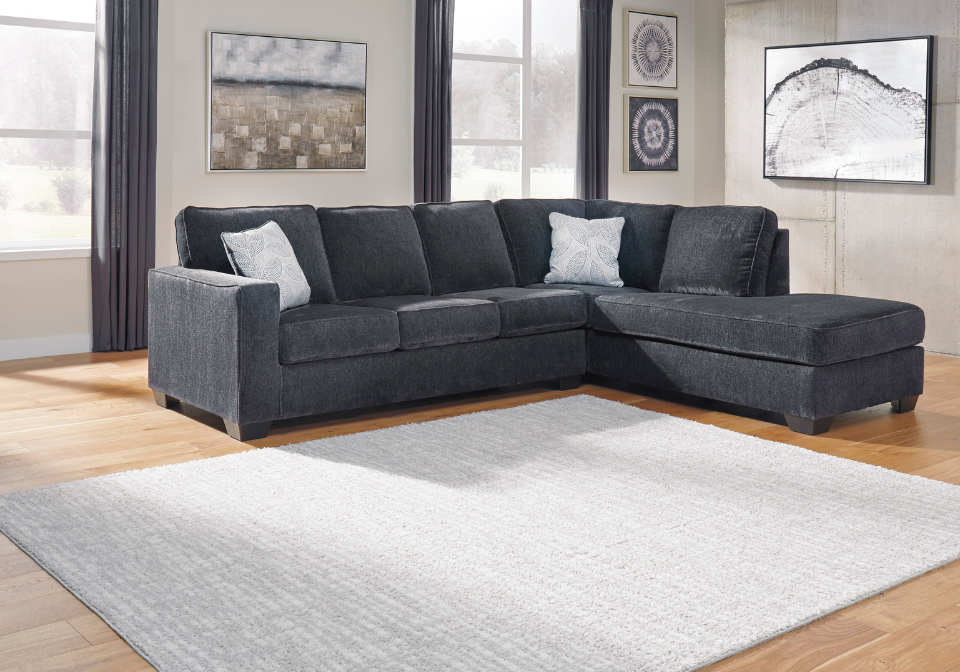 Altari Slate 2-Piece RAF Chaise Sectional