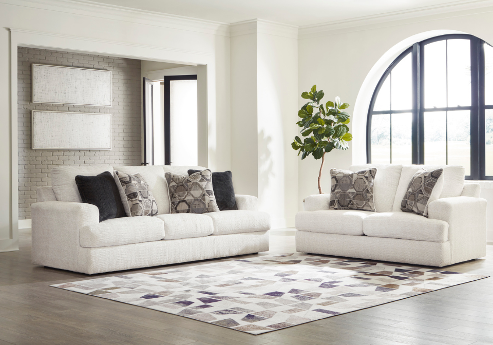 Karinne Linen Sofa Set