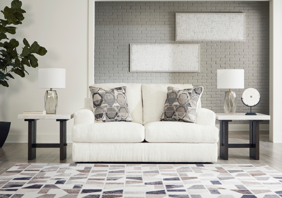 Karinne Linen Loveseat