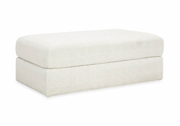 Karinne Linen Oversized Ottoman - Image 3