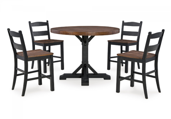 Valebeck 5-Piece Counterheight Dining Set - Image 3