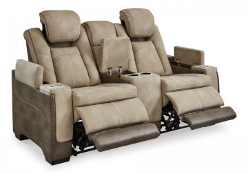 Alternative view of Next-Gen Durapella Sand Power Reclining Loveseat