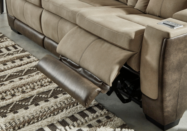Next-Gen Durapella Sand Power Reclining Loveseat - Image 4
