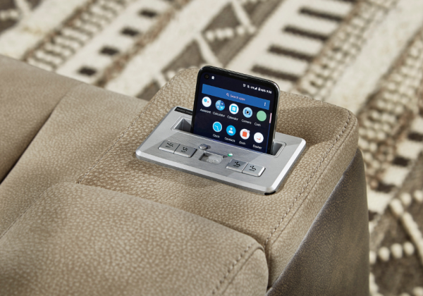 Next-Gen Durapella Sand Power Reclining Sofa Set - Image 7