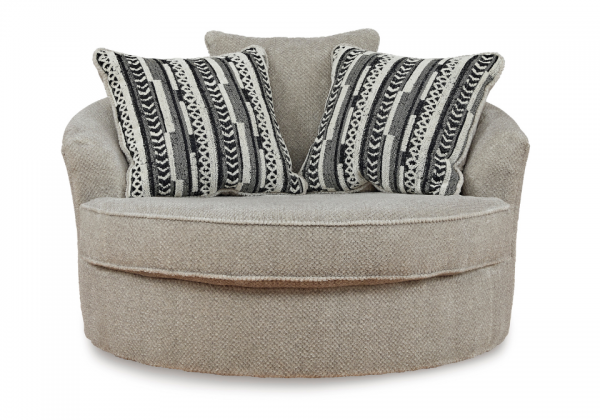 Calnita Oversized Swivel Accent Chair - Image 3
