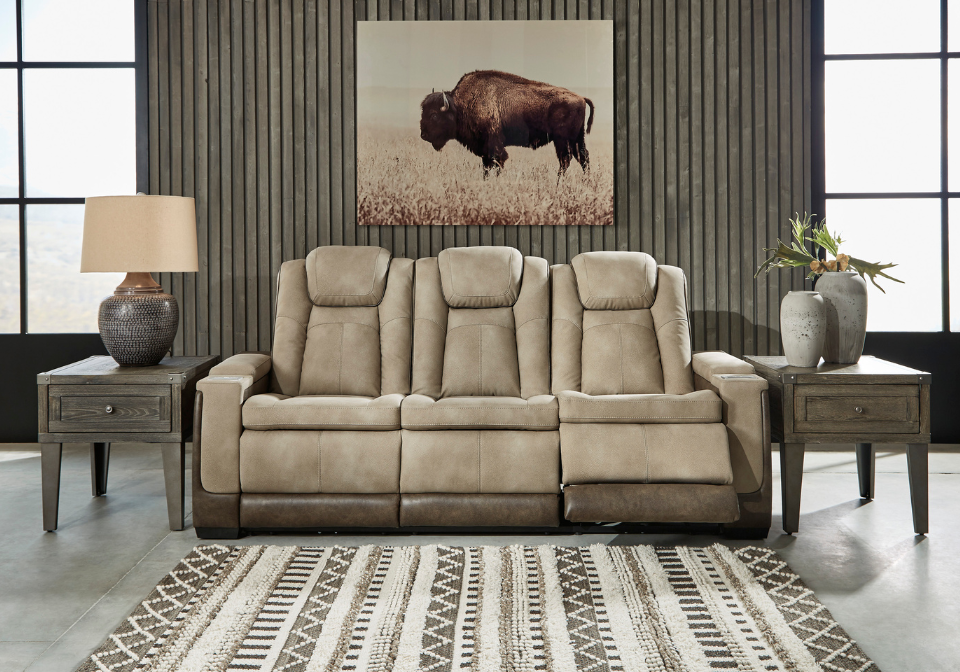 Next-Gen Durapella Sand Power Reclining Sofa