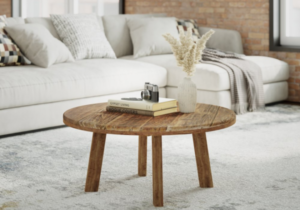 Reclamation Round Cocktail Table - Image 6