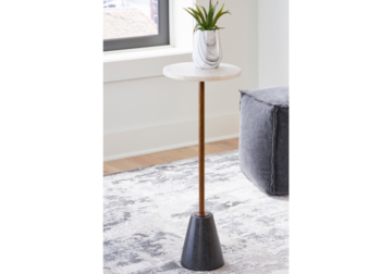 Caramont White Accent Table