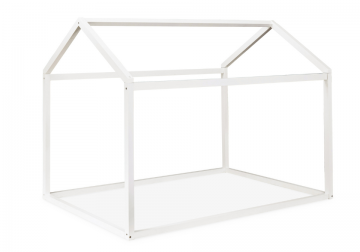 Alternative view of Flannibrook White Full House Bed Frame