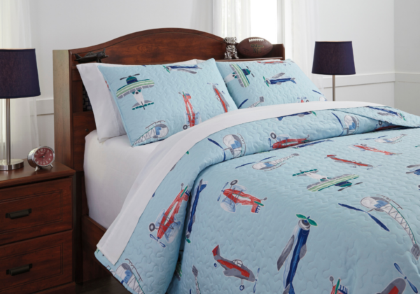 McAllen 3-Piece Full Quilt Set - Image 3