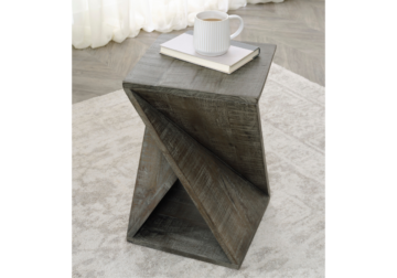 Zalemont Gray Accent Table
