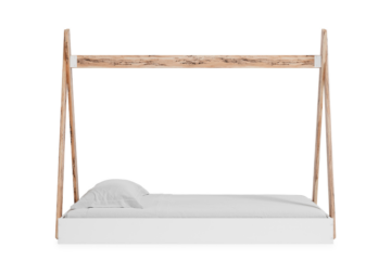 Alternative view of Piperton White Twin Tent Bed
