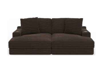 Alternative view of Comfrey Chocolate 2pc Sectional